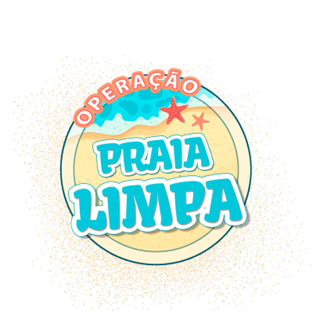 educação ambiental _ logo _ praia limpa